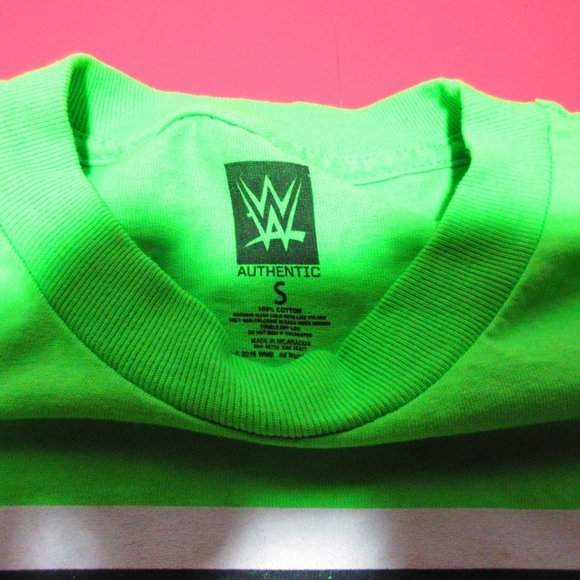 WWE Wrestling LUCHA DRAGONS T Shirt Mens WWF Green Vintage Wrestlemania Size S - Picture 2 of 3